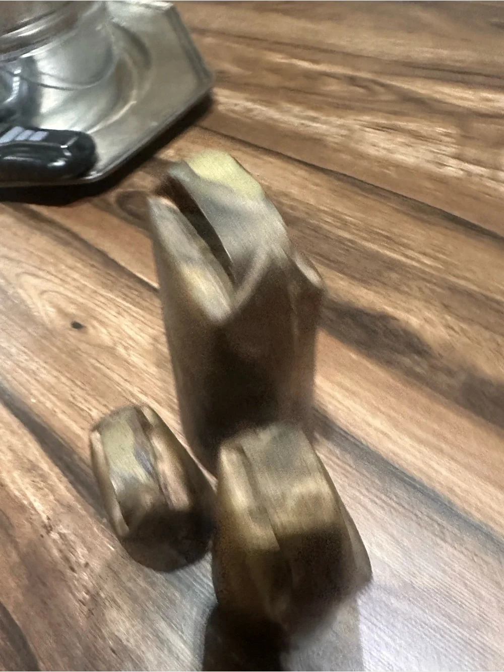 Decorative Metallic Cowbells - Set of 3, Bronze Finish